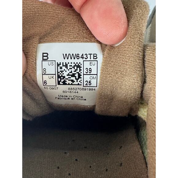 New Balance Womens 8 643 Abzorb Suede Hiking Running Shoes Brown WW643TB Neutral - Picture 9 of 10